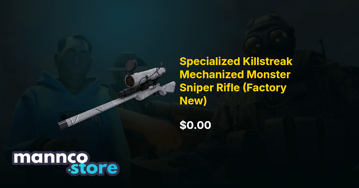 Specialized Killstreak Mechanized Monster Sniper Rifle (Factory New ...