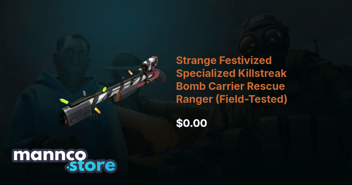 Strange Festivized Specialized Killstreak Bomb Carrier Rescue Ranger ...