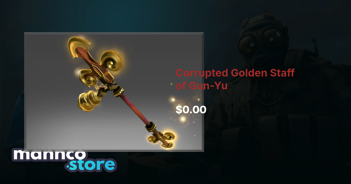 Corrupted Golden Staff of Gun-Yu | Mannco.store