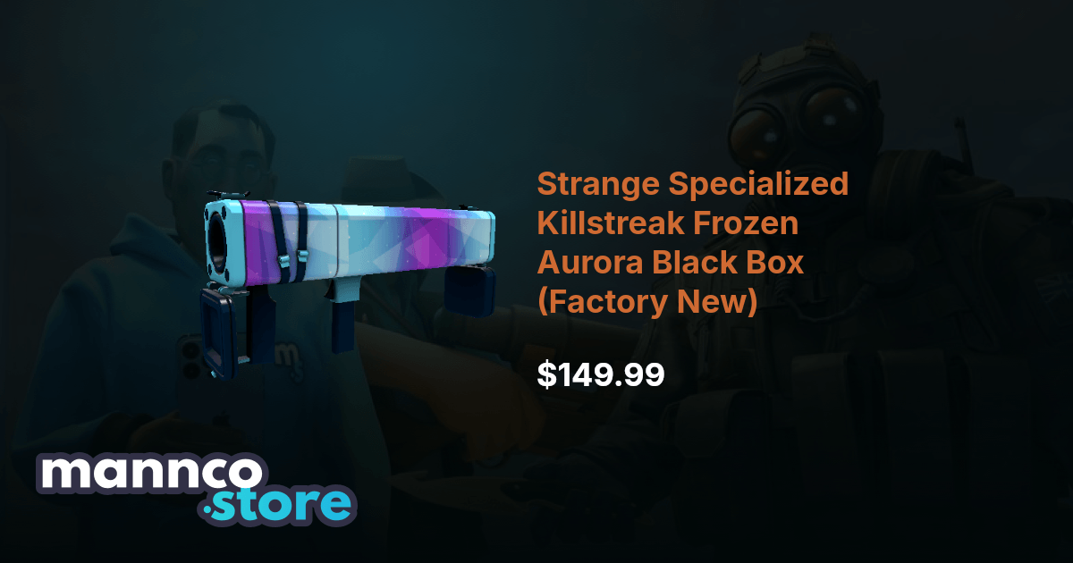 Strange Specialized Killstreak Frozen Aurora Black Box (Factory New ...