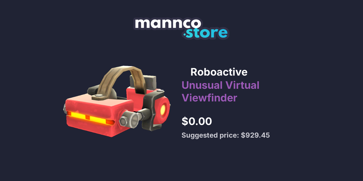 Roboactive Unusual Virtual Viewfinder Mannco.store