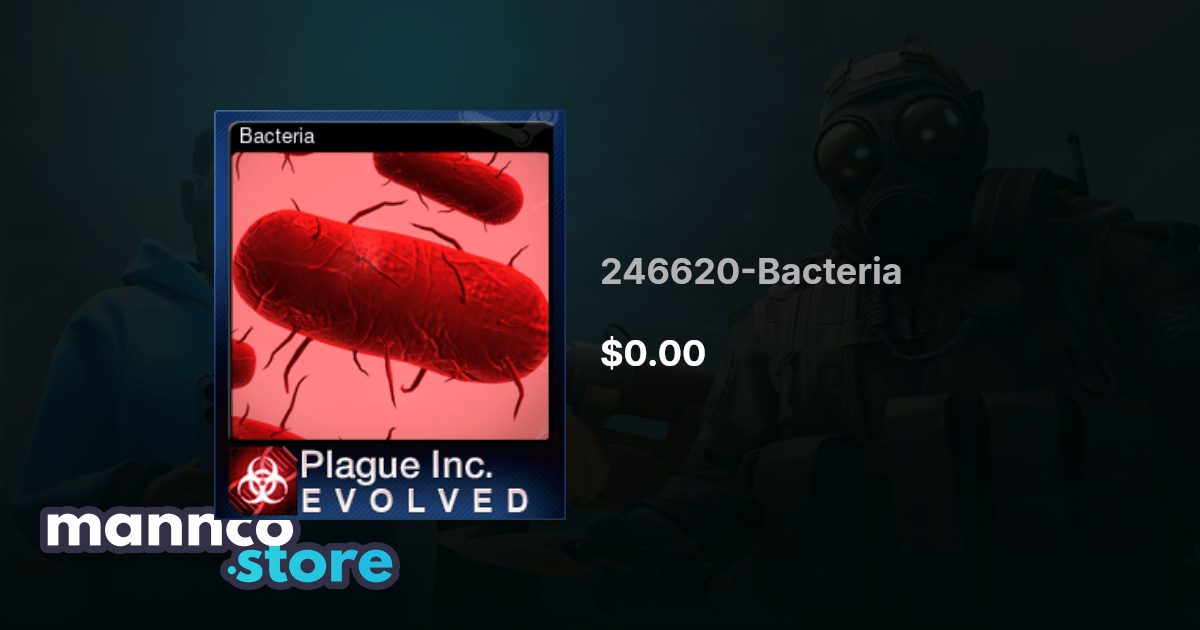 Bacteria Steam | Mannco.store