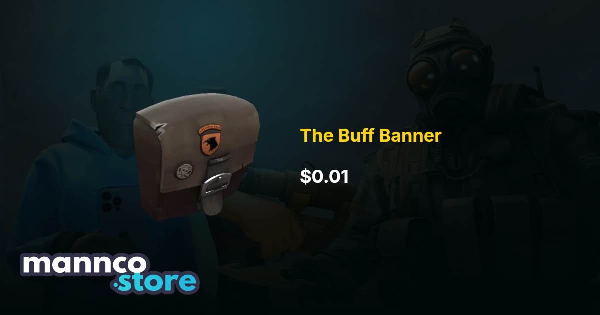 Uncraftable The Buff Banner | Mannco.store