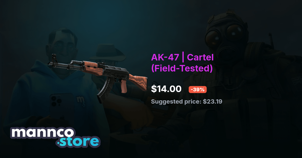 AK-47 | Cartel (Field-Tested) | Mannco.store
