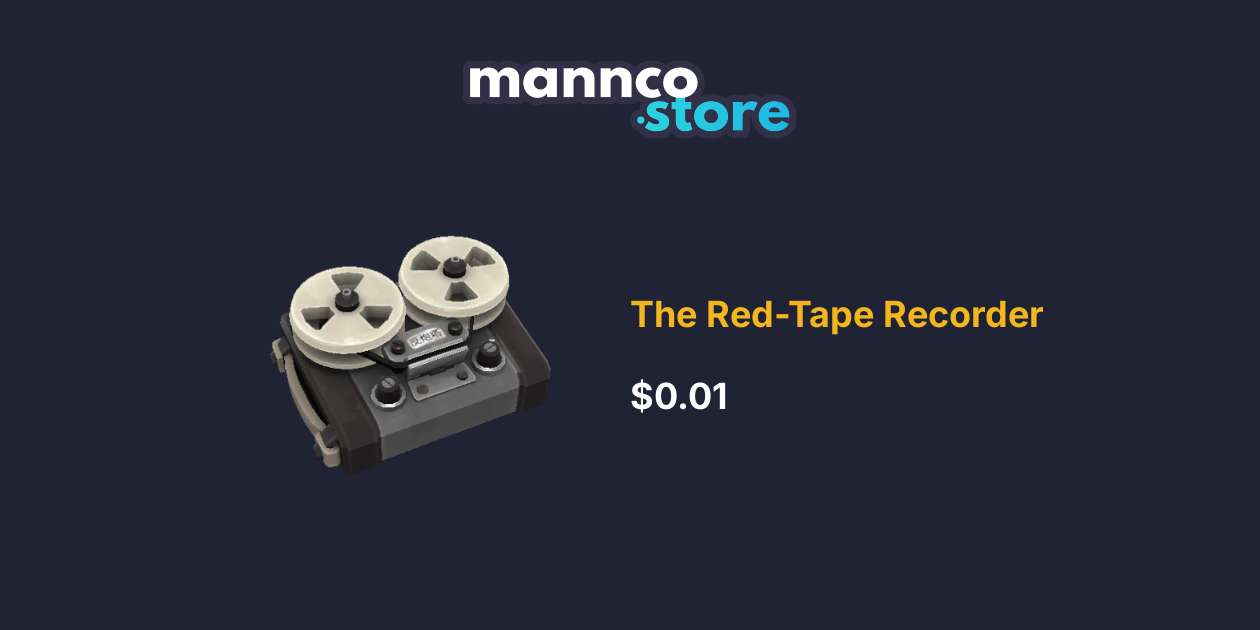 The RedTape Recorder Mannco.Store