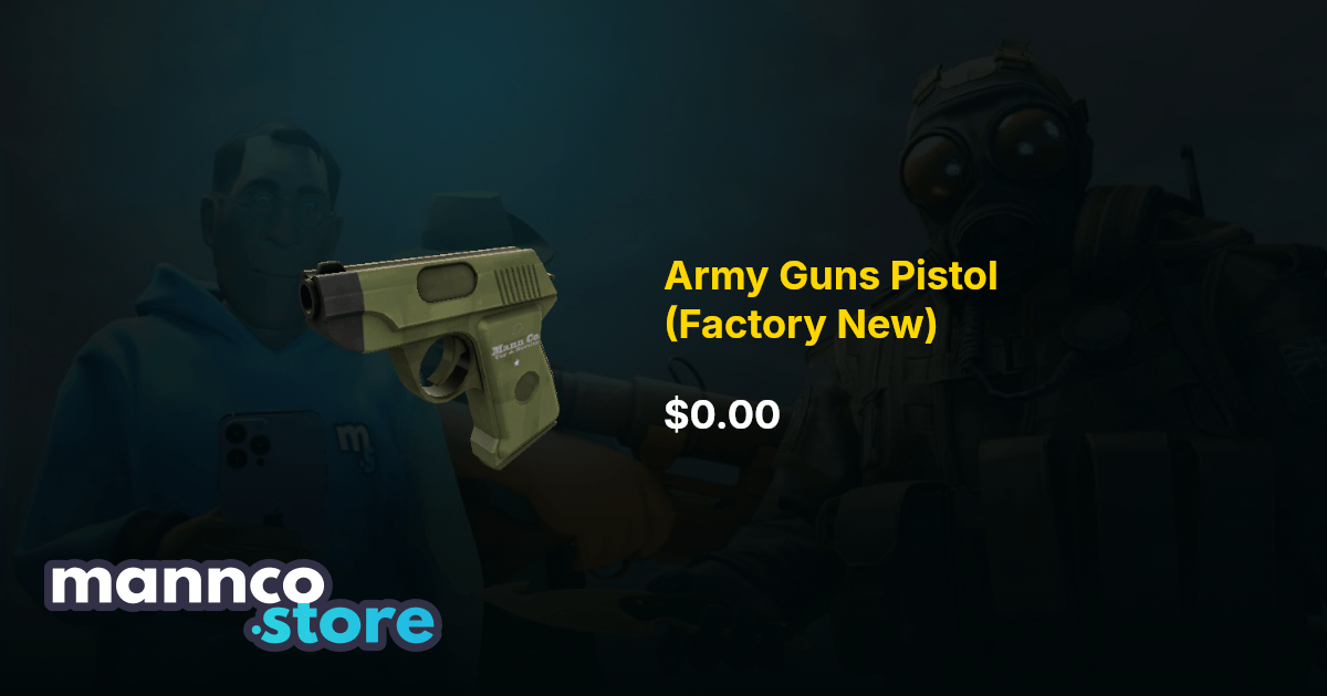 Army Guns Pistol (Factory New) TF2 | Mannco.store