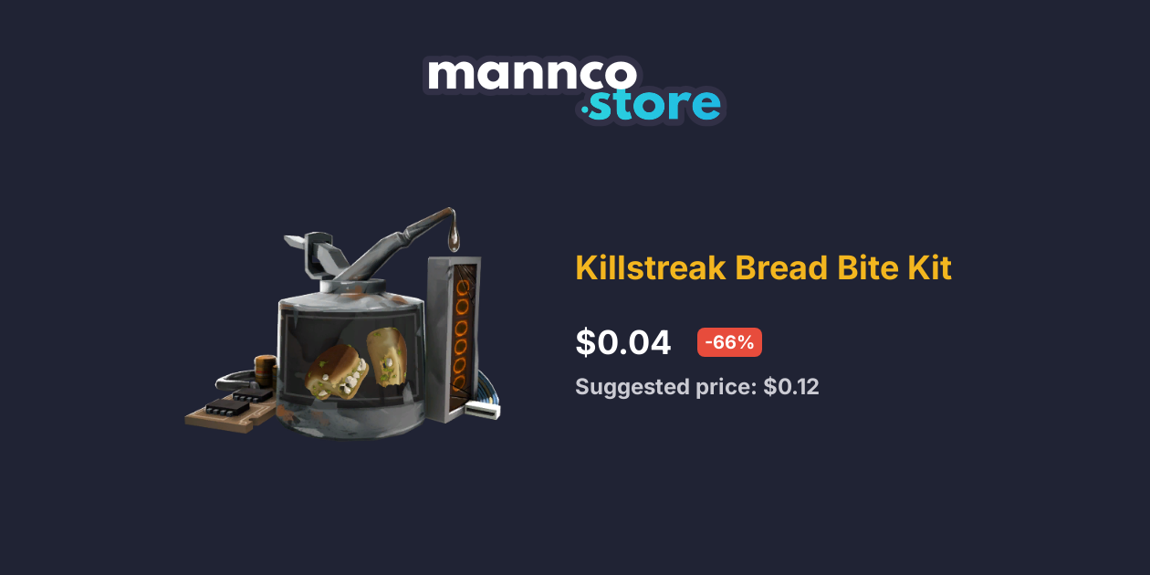 Uncraftable Killstreak Bread Bite Kit Mannco.store