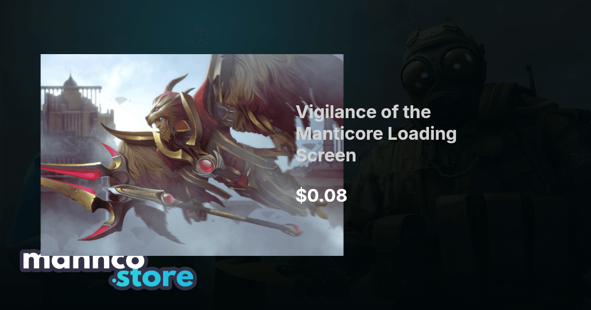 Vigilance of the Manticore Loading Screen | Mannco.store