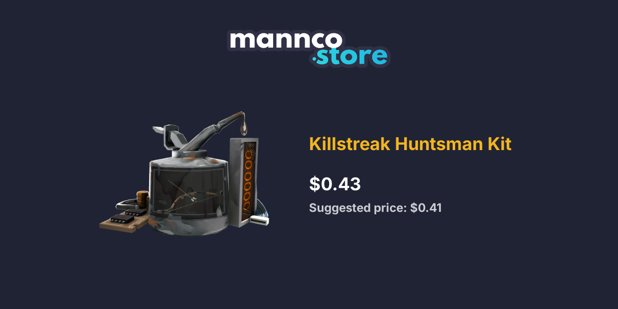Uncraftable Killstreak Huntsman Kit Mannco.store