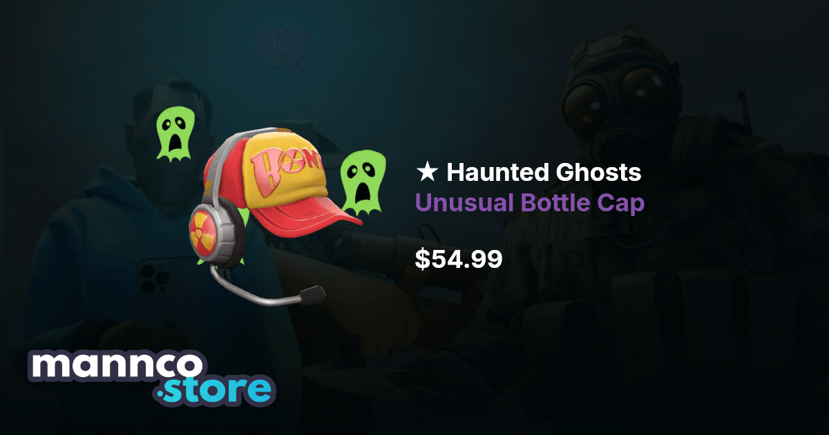 Haunted Ghosts Unusual Bottle Cap | Mannco.store