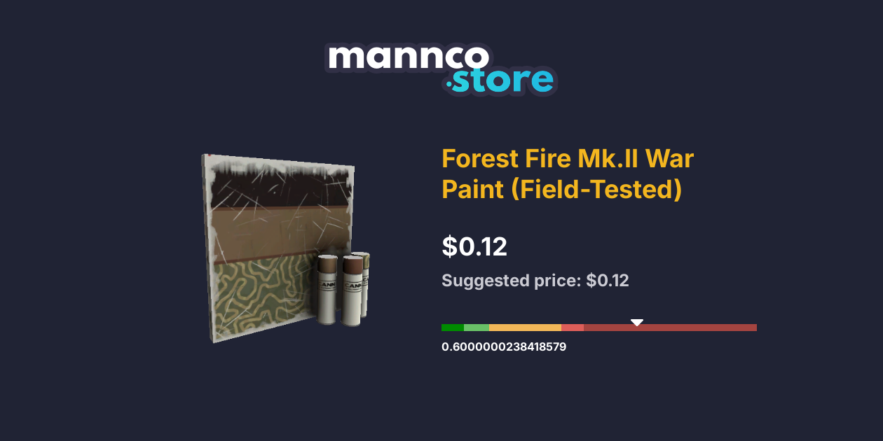 Forest Fire Mk.II War Paint (FieldTested) Mannco.store