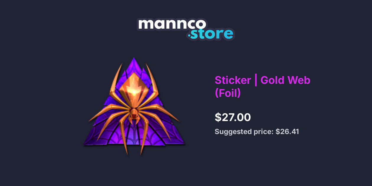 Sticker Gold  (Foil) Mannco.store