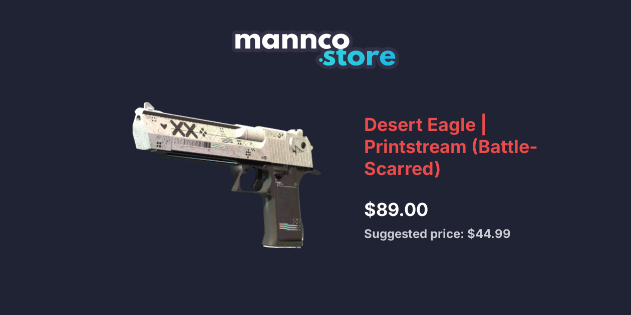 Desert Eagle Printstream (BattleScarred) Mannco.store