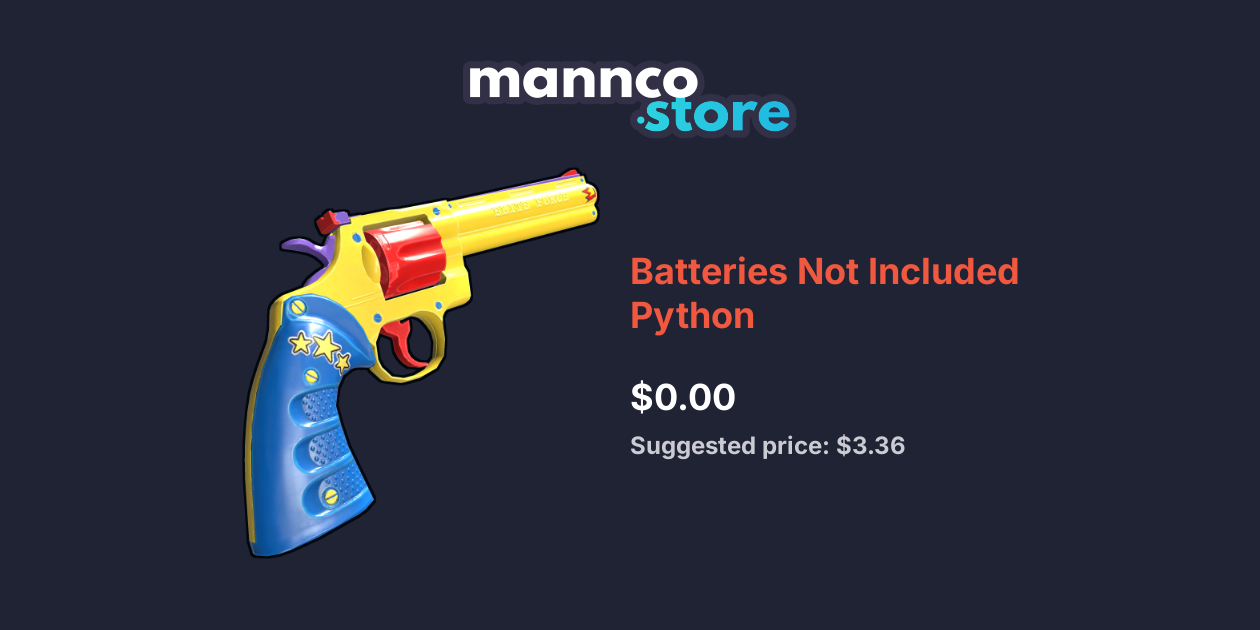 Batteries Not Included Python Mannco.store