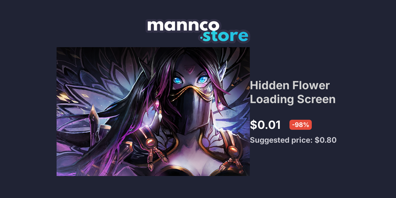 Hidden Flower Loading Screen | Mannco.store