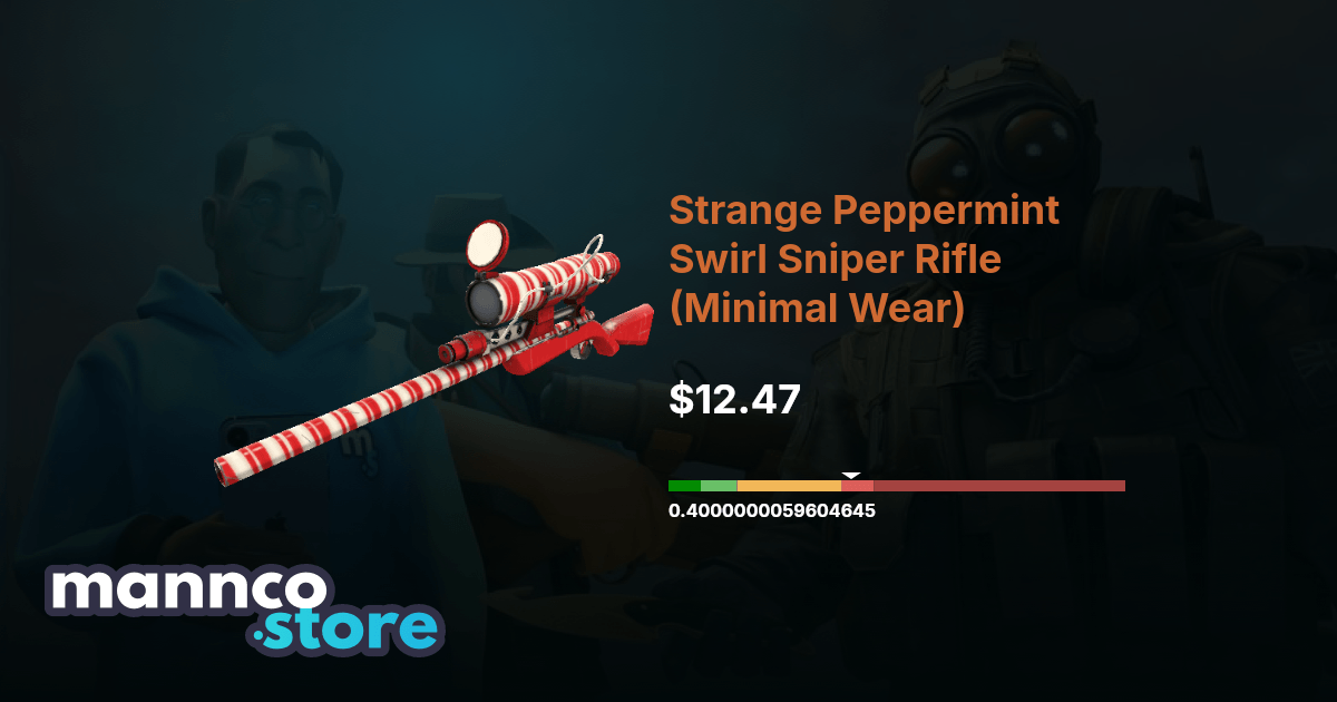 Strange Peppermint Swirl Sniper Rifle (Minimal Wear) | Mannco.store