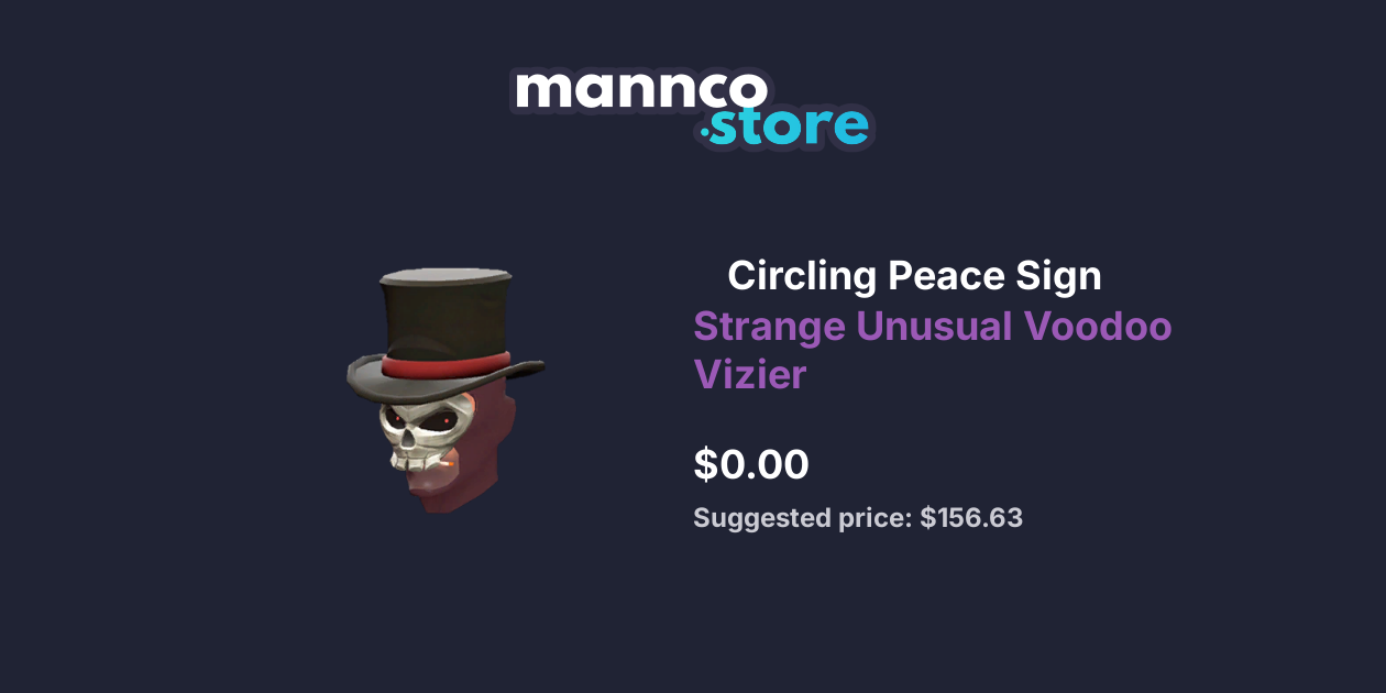 Circling Peace Sign Strange Unusual Voodoo Vizier Mannco.Store