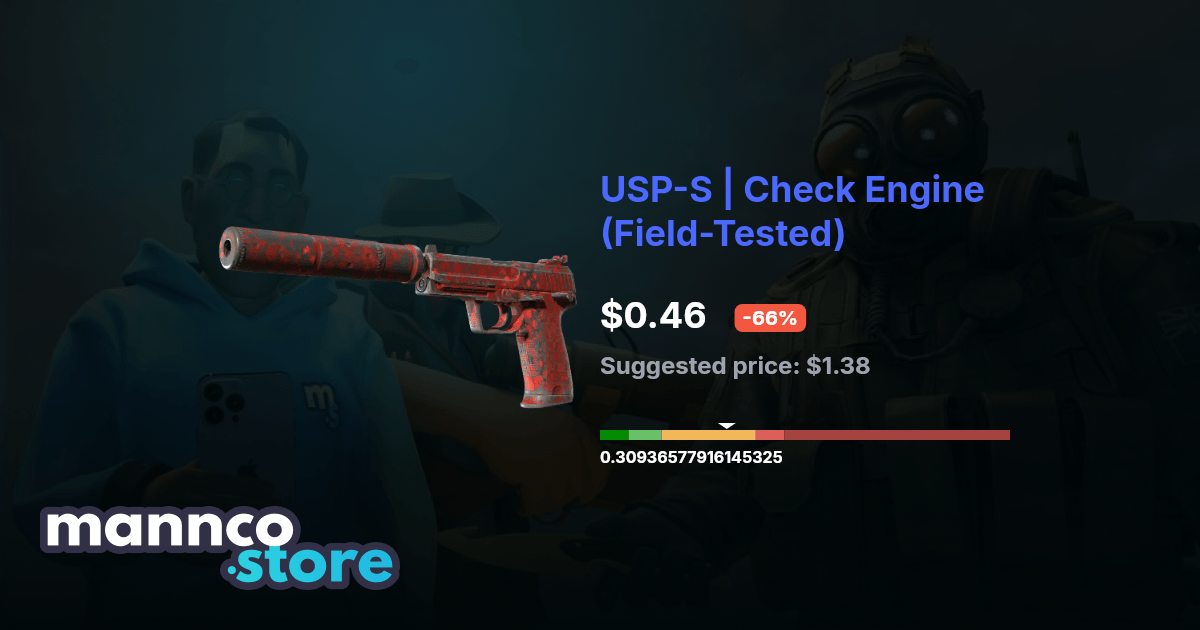 USP-S | Check Engine (Field-Tested) | Mannco.store