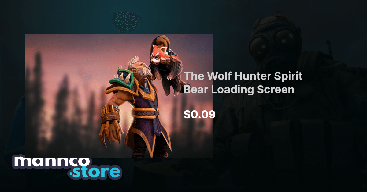 The Wolf Hunter Spirit Bear Loading Screen | Mannco.store