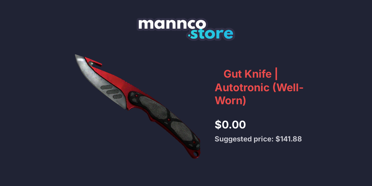 Gut Knife Autotronic (WellWorn) Mannco.store