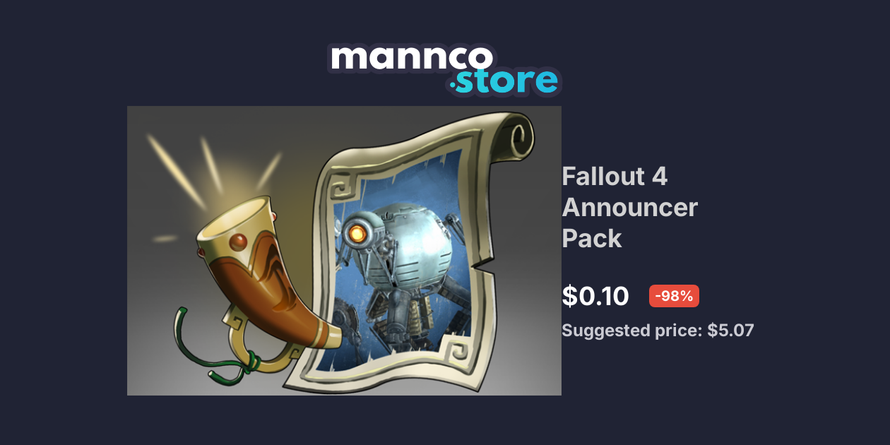 Fallout 4 Announcer Pack Mannco.store