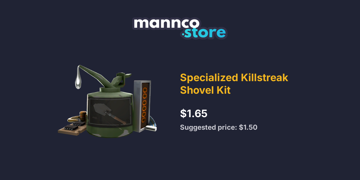 Uncraftable Specialized Killstreak Shovel Kit Mannco.store