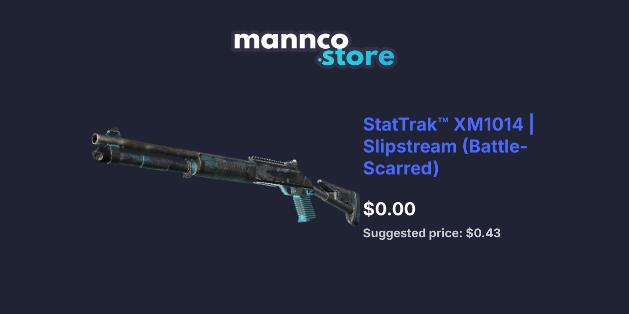 StatTrak™ XM1014 Slipstream (BattleScarred) Mannco.store