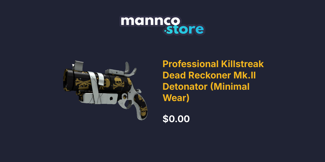 Professional Killstreak Dead Reckoner Mk.II Detonator (Minimal Wear
