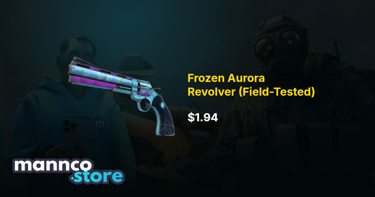 Frozen Aurora Revolver (Field-Tested) | Mannco.store