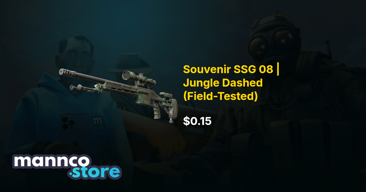 Souvenir SSG 08 | Jungle Dashed (Field-Tested) | Mannco.store
