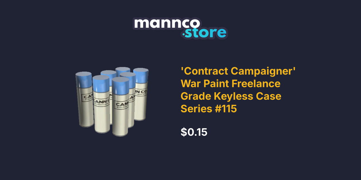 Contract Campaigner War Paint Freelance Grade Keyless Case Series 115