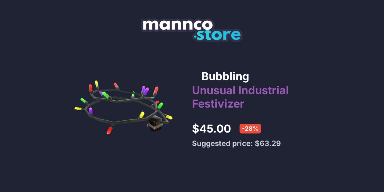 Bubbling Unusual Industrial Festivizer | Mannco.Store