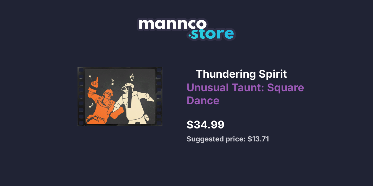 Thundering Spirit Unusual Taunt Square Dance Mannco Store
