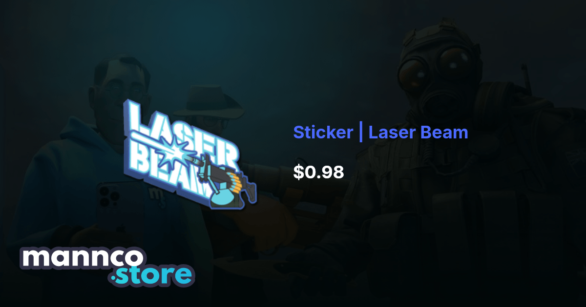 Sticker | Laser Beam | Mannco.store