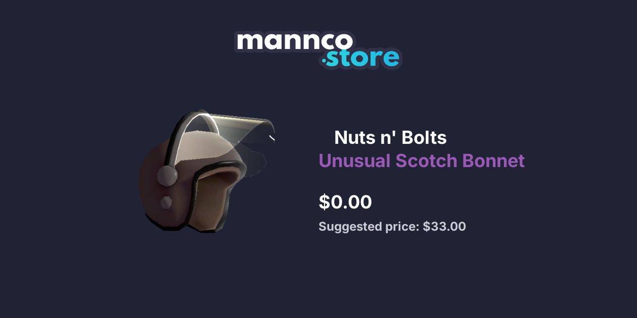 Nuts n' Bolts Unusual Scotch Mannco.store