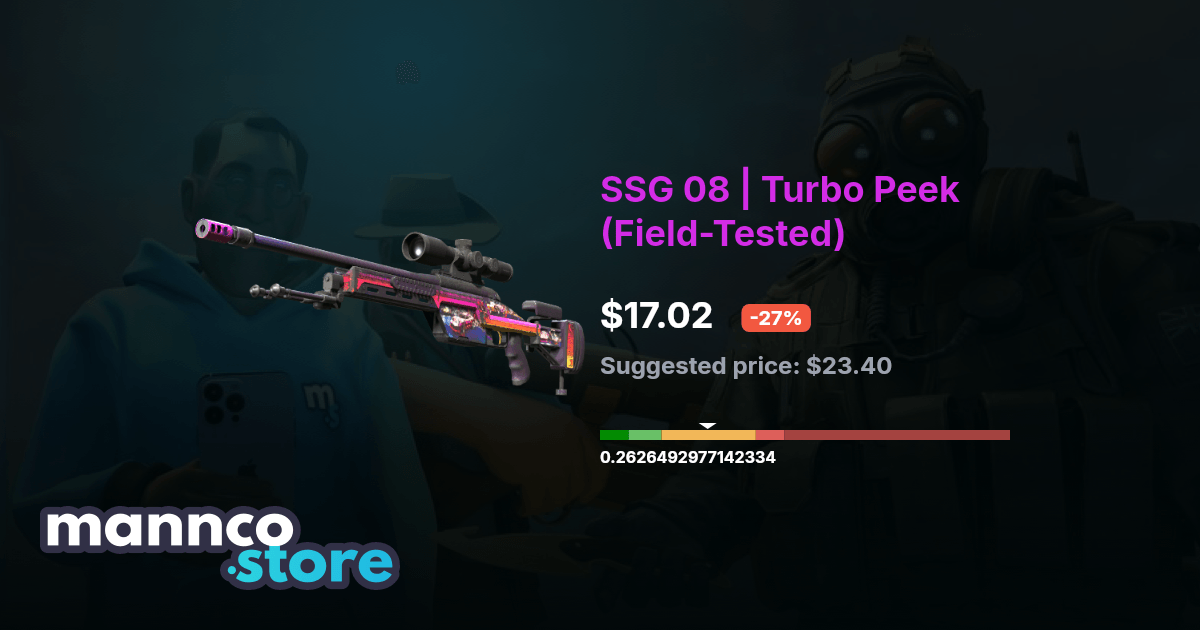 SSG 08 | Turbo Peek (Field-Tested) | Mannco.store