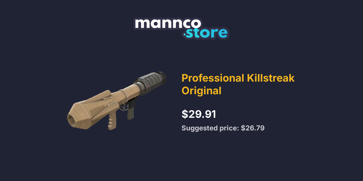 Professional Killstreak Original Mannco.store