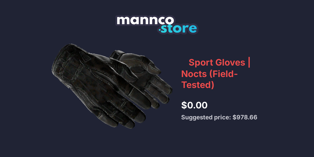 Sport Gloves Nocts (FieldTested) Mannco.Store