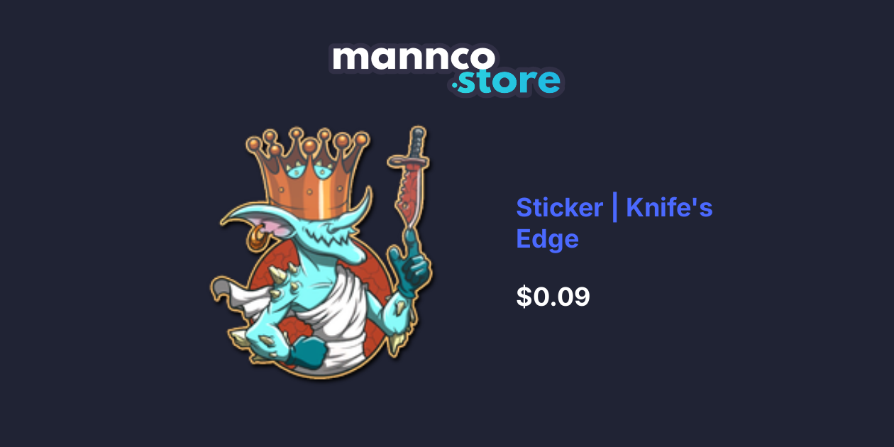 Sticker Knife s Edge Mannco.store