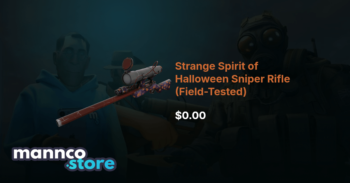 Strange Spirit of Halloween Sniper Rifle (Field-Tested) | Mannco.store