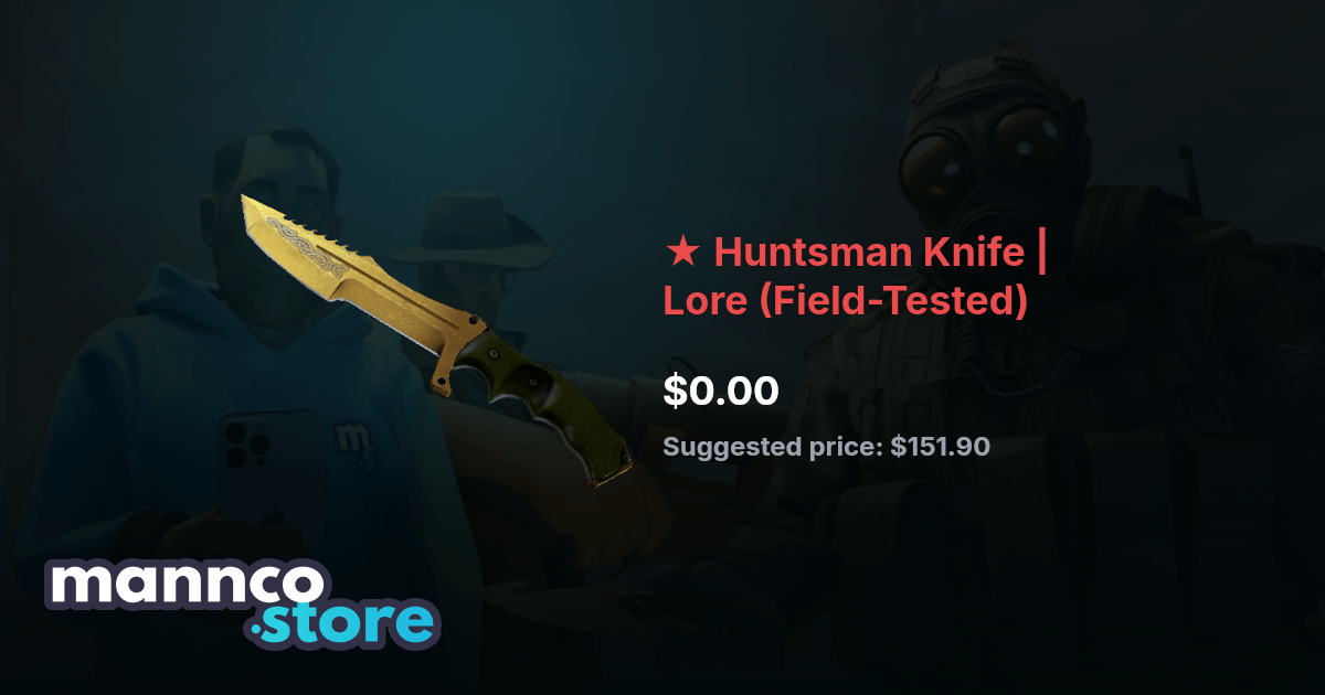 Huntsman Knife | Lore (Field-Tested) | Mannco.store