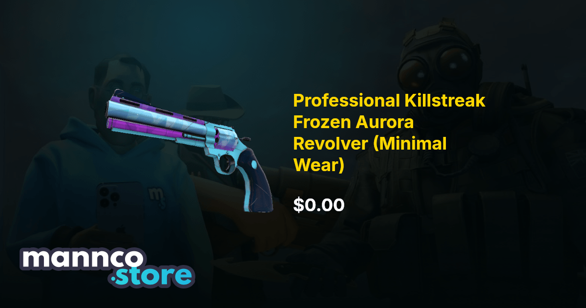 Professional Killstreak Frozen Aurora Revolver (Minimal Wear) | Mannco ...