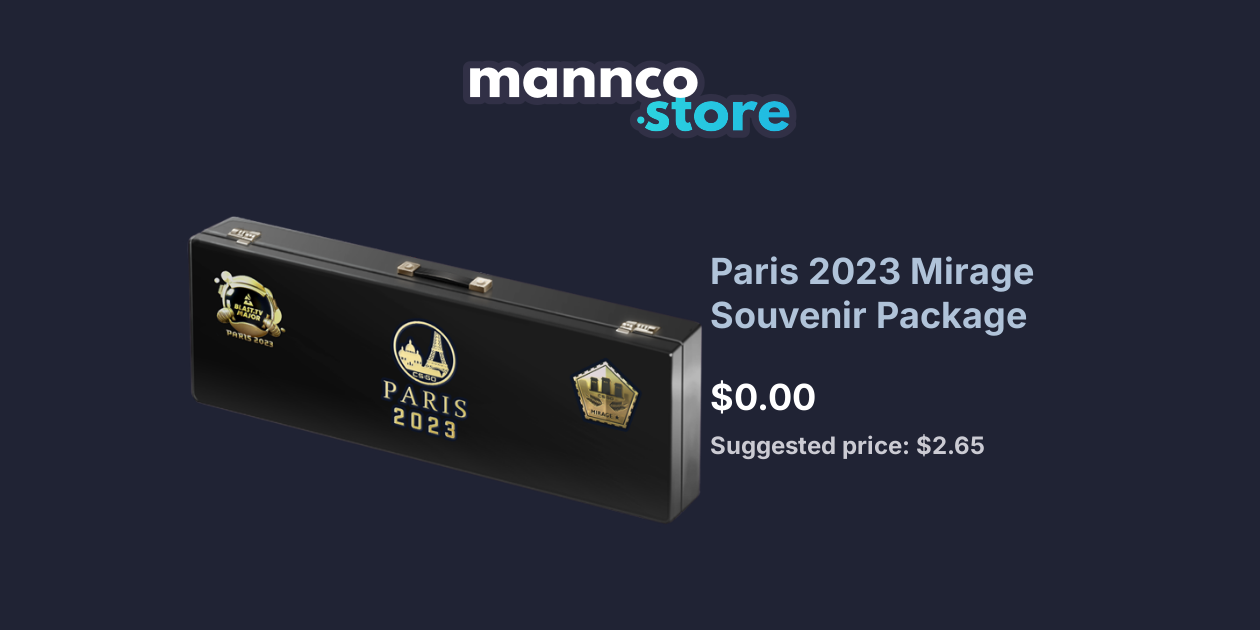 Paris 2023 Mirage Souvenir Package Mannco.store