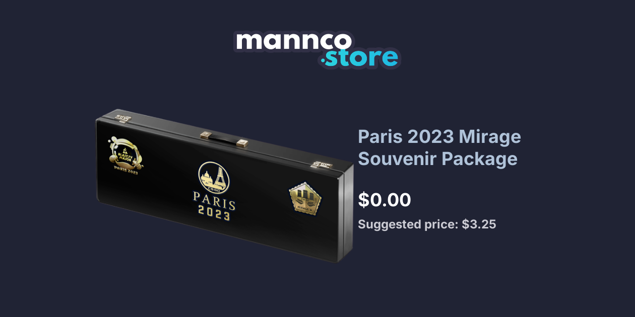 Paris 2023 Mirage Souvenir Package Mannco.store