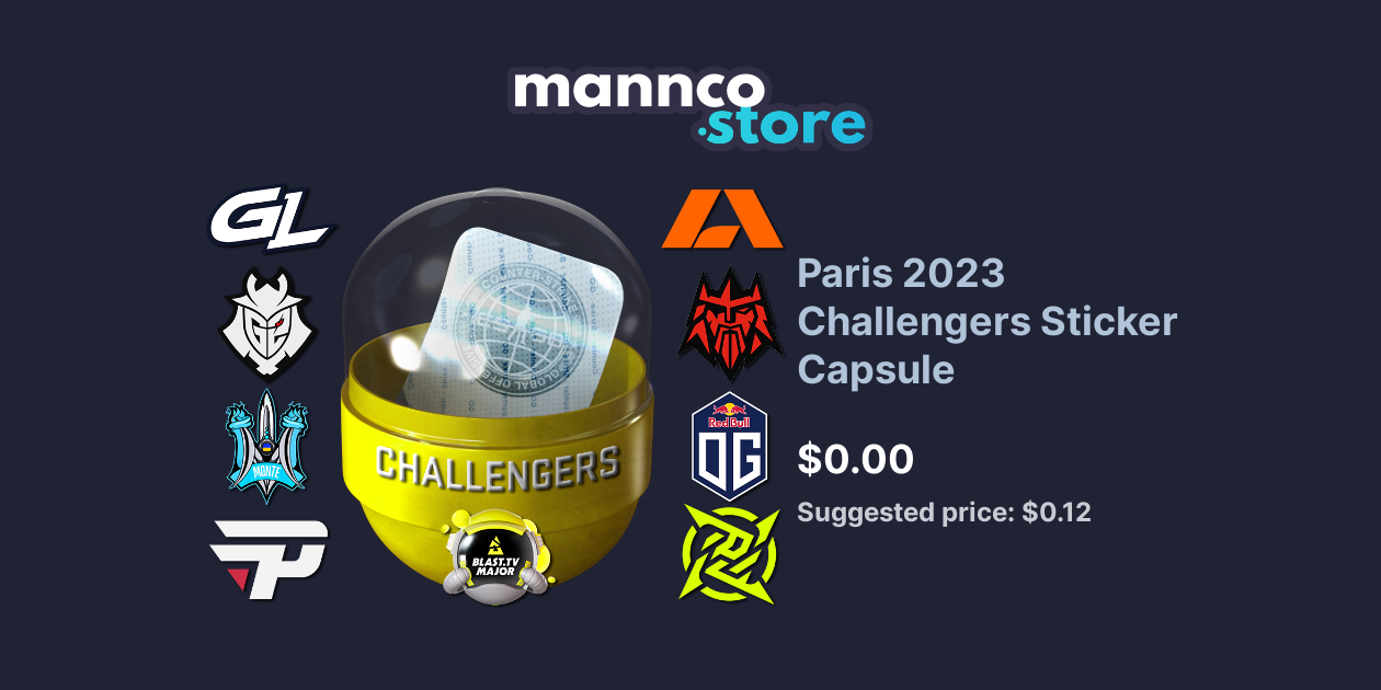 Paris 2023 Challengers Sticker Capsule Mannco.store