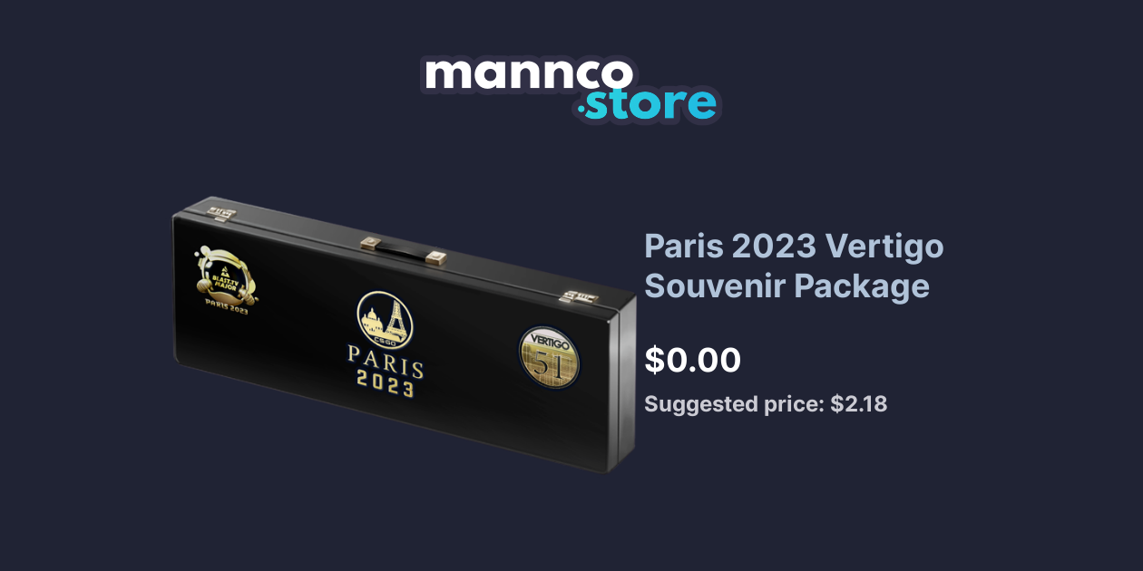 Paris 2023 Vertigo Souvenir Package Mannco.store