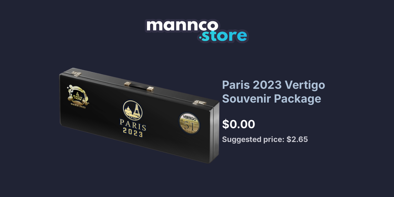 Paris 2023 Vertigo Souvenir Package Mannco.store