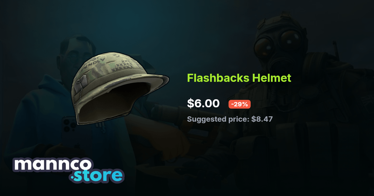 Flashbacks Helmet | Mannco.store