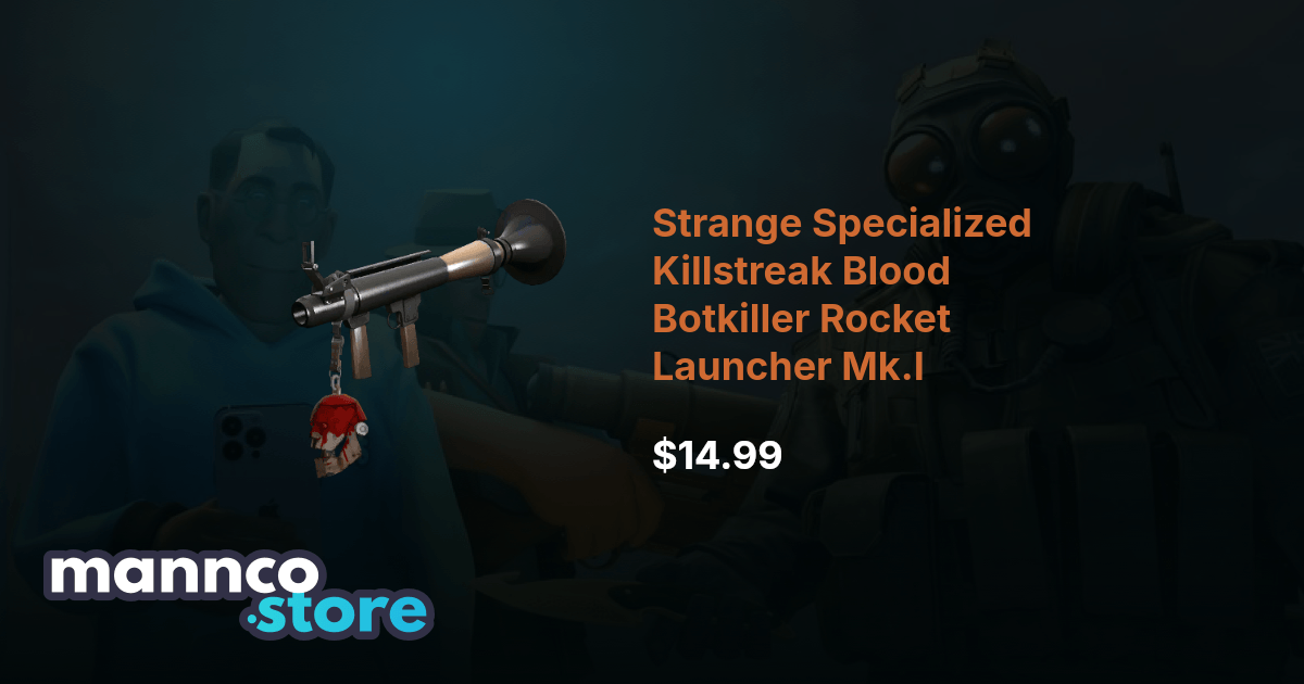 Strange Specialized Killstreak Blood Botkiller Rocket Launcher Mk.I ...